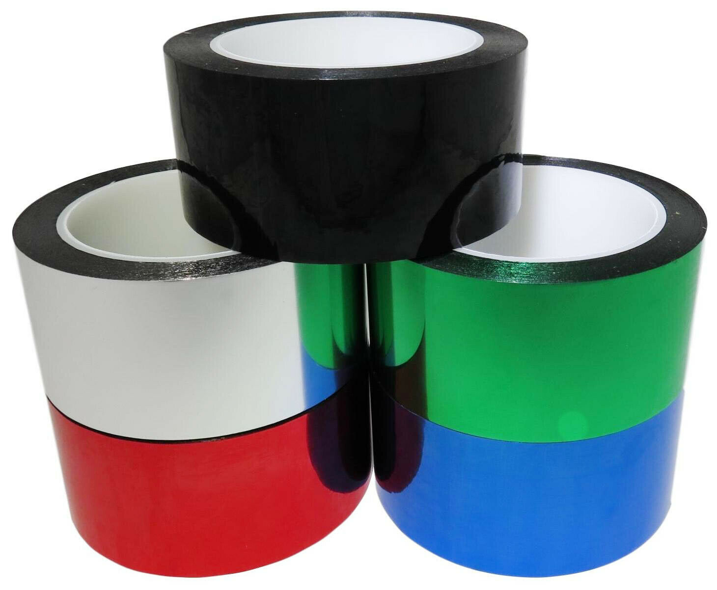 T.R.U. Mylar Metalized Polyester Film Tape with Acrylic Adhesive Multiple Colors