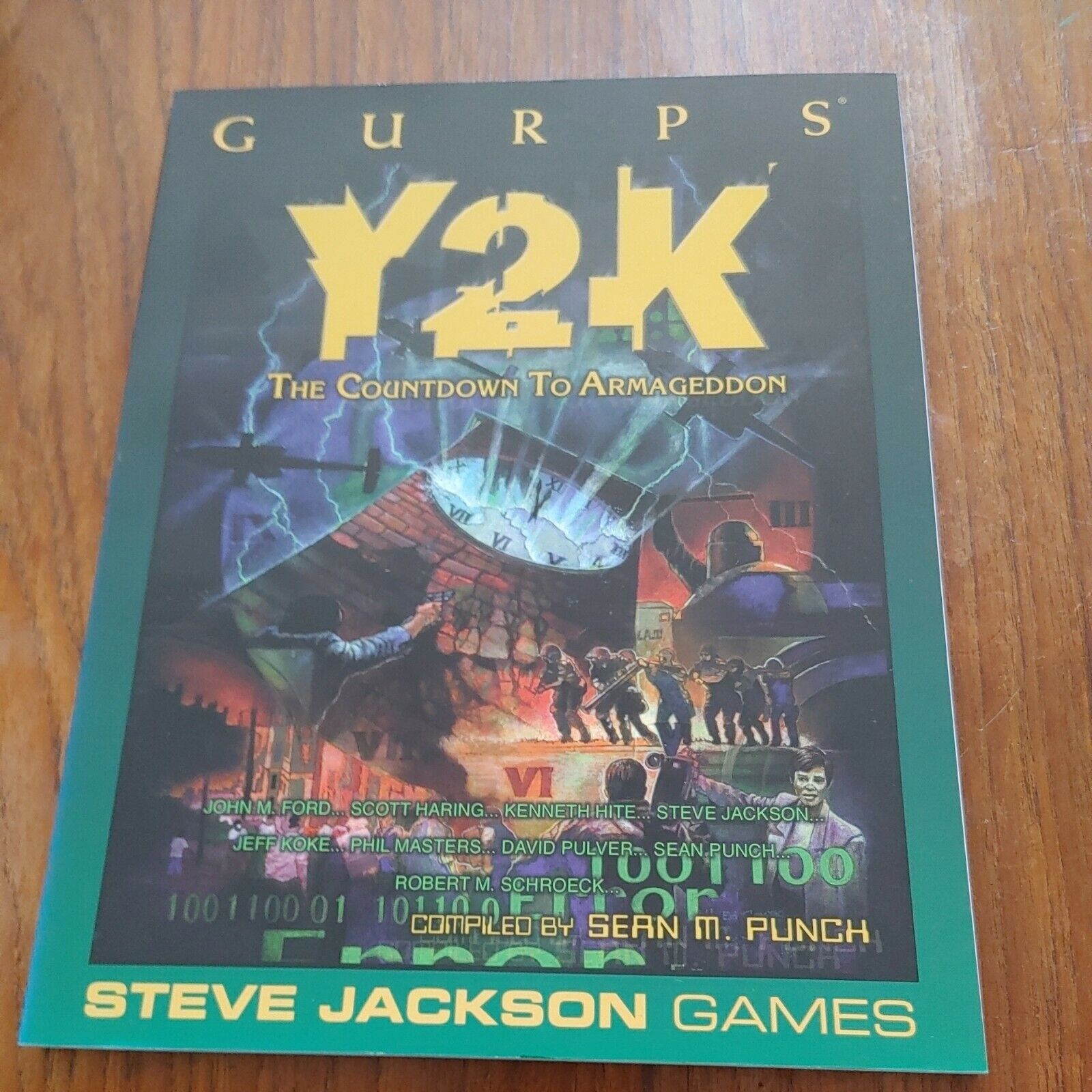 GURPS Y2K The Countdown Armageddon Sourcebook Steve Jackson Games RPG book NEW