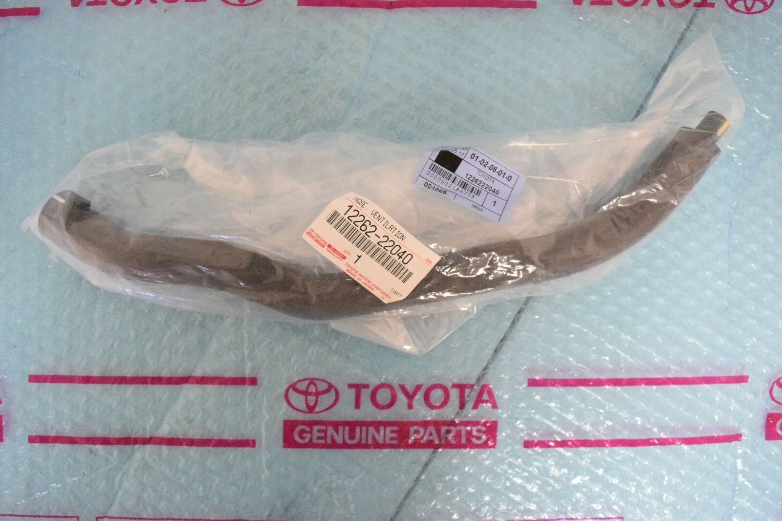 Genuine Toyota Corolla Matrix Emission Pcv Vacuum Hose 12262-22040 1226222040