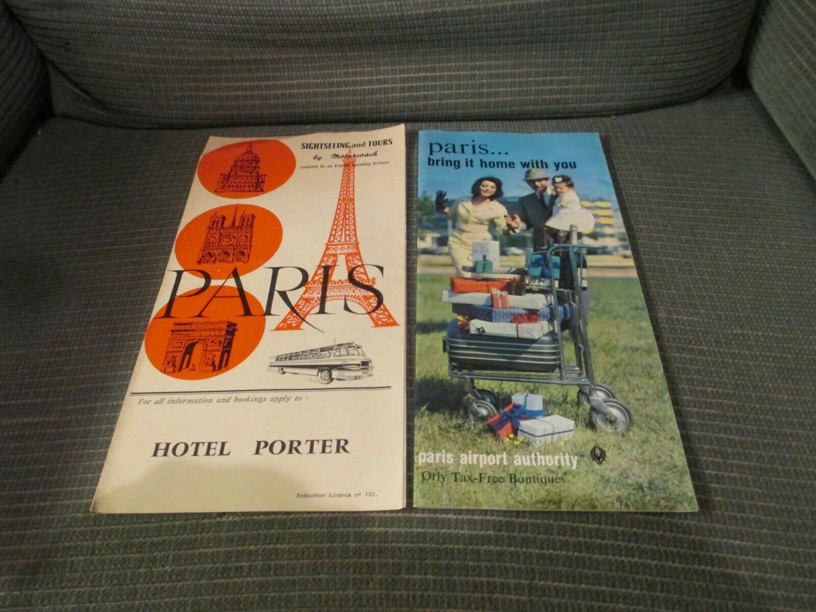 Vintage Paris Travel Brochures