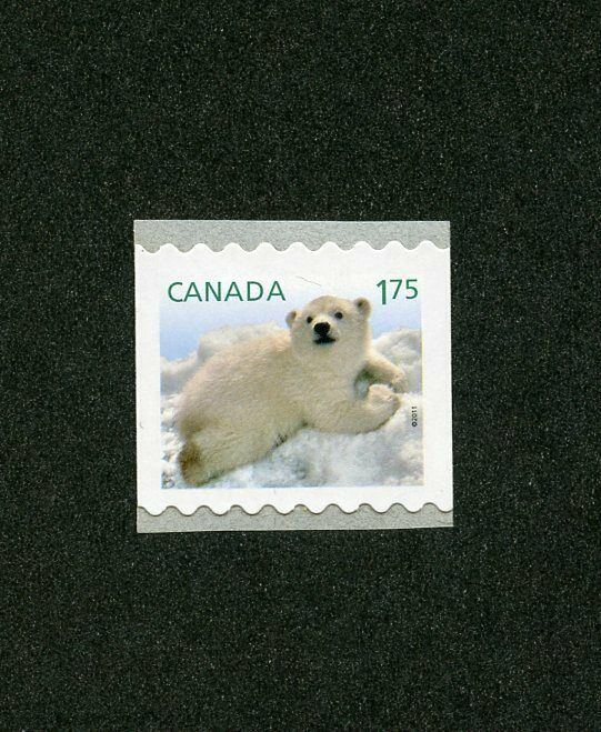 CANADA SCOTT #2429 BABY WILDLIFE POLAR BEAR COIL STAMP MNH