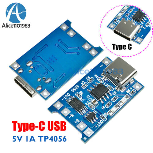 1-20PCS Type-C USB TC4056A Lithium Battery Charger Module Charging Board