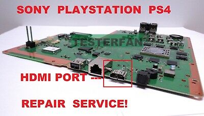 Fix Broken Sony Playstation 4 Ps4 System Motherboard Hdmi Port Repair Service!