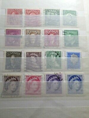 Canada, Pack Stamps Obliterated, VF Used Stamps