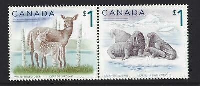 Canada 2005 Walrus And Deer Pair Unmounted Mint. Mnh