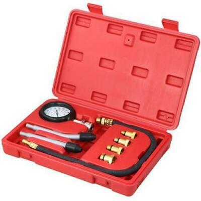 Spark Plug Cylinder Compression Tester Test Kit Measuring Tool Portable Durable