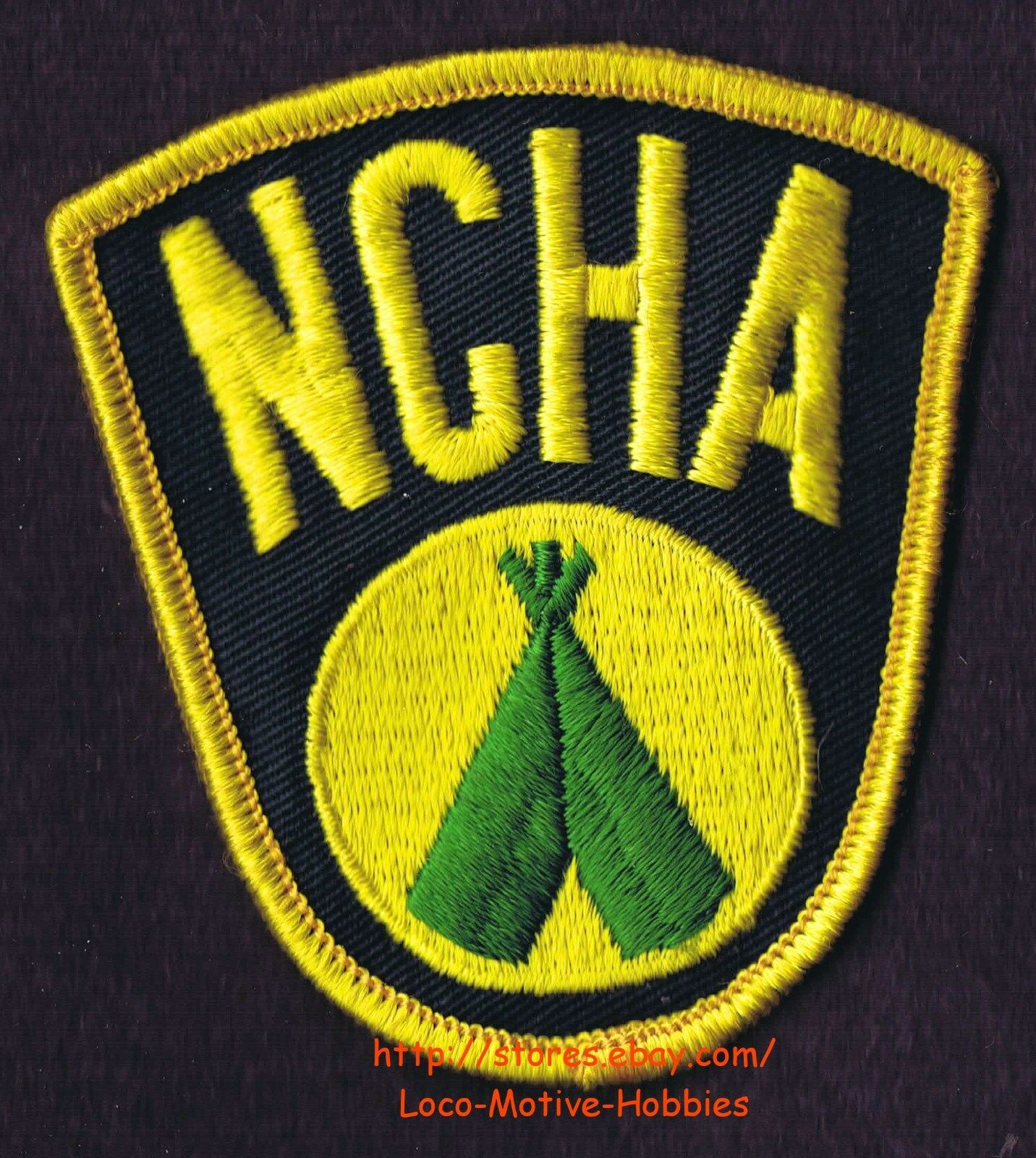 LMH PATCH Badge  NCHA Tent  NATIONAL CAMPERS HIKERS Assn. Camping  TEEPEE Logo
