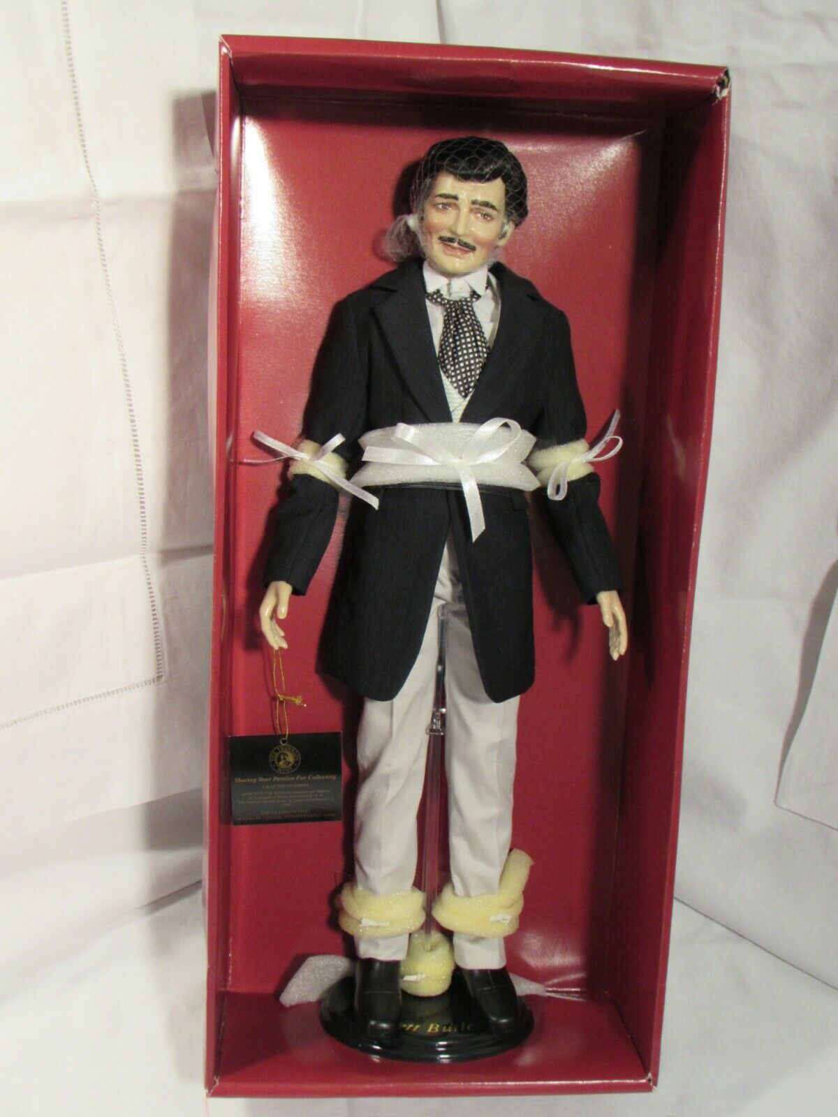 Vintage Franklin Mint Rhett Butler Doll Mib