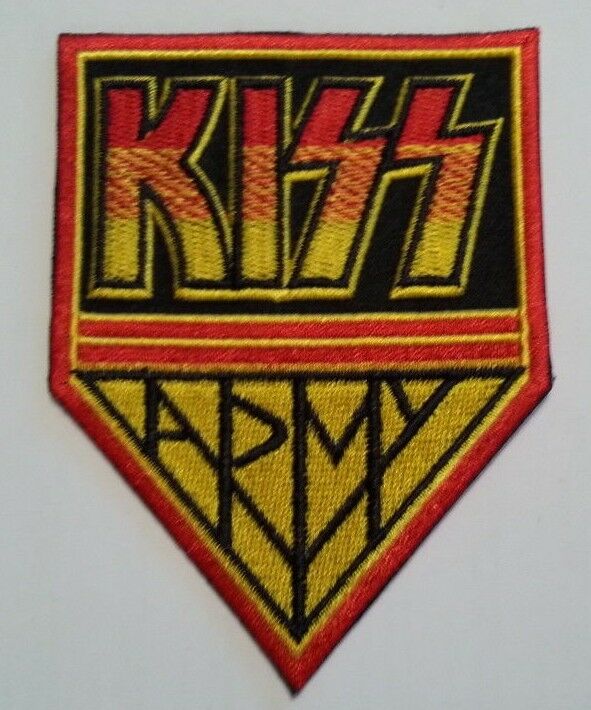 KISS Army~Rock & Roll~Embroidered Patch~3 7/8